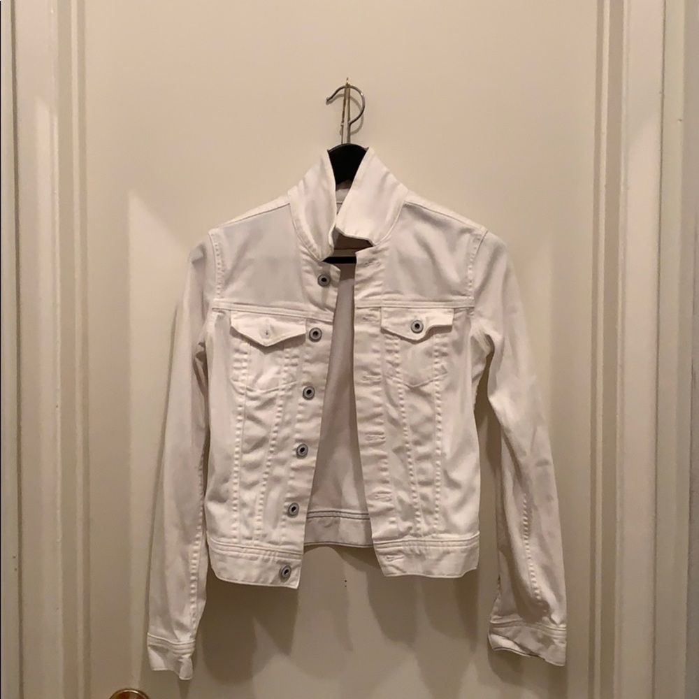 Adriano Goldshmied White Denim Jacket